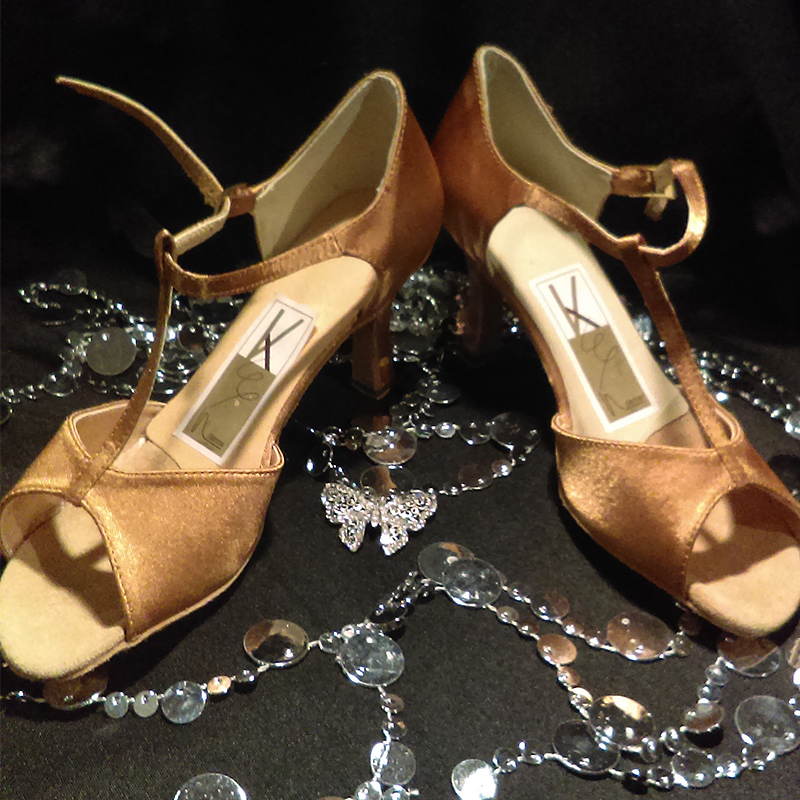 Gold Dance Shoes 