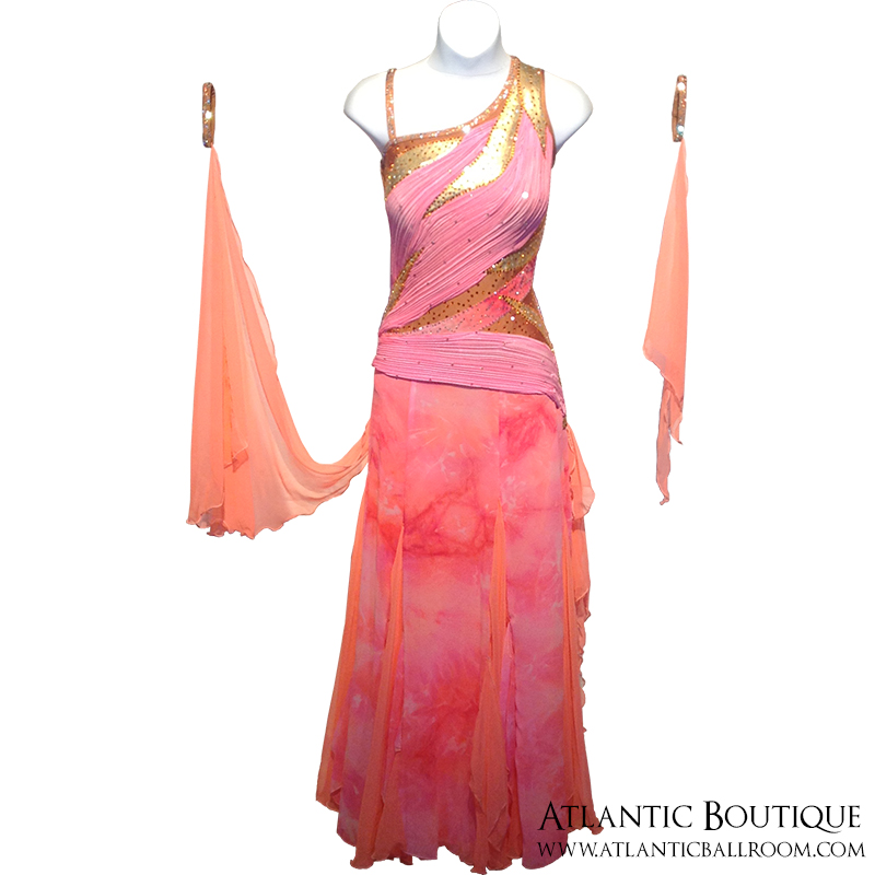 Pink & Beige Standart Dress Size 4-6